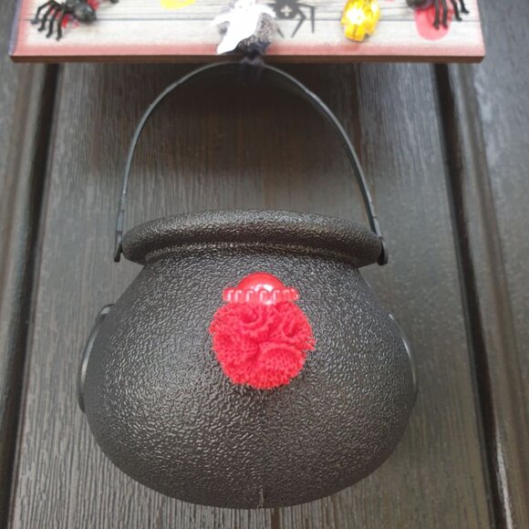 Halloween Wreath Hanger Wall Spooky Bat Decor Jack Skellington Door Hanger Sign - Picture 9 of 10